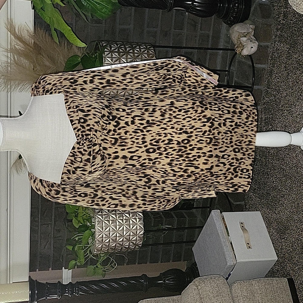 MISSGUIDED, SZ 6 US LEOPARD PRINT NEW, DRESS